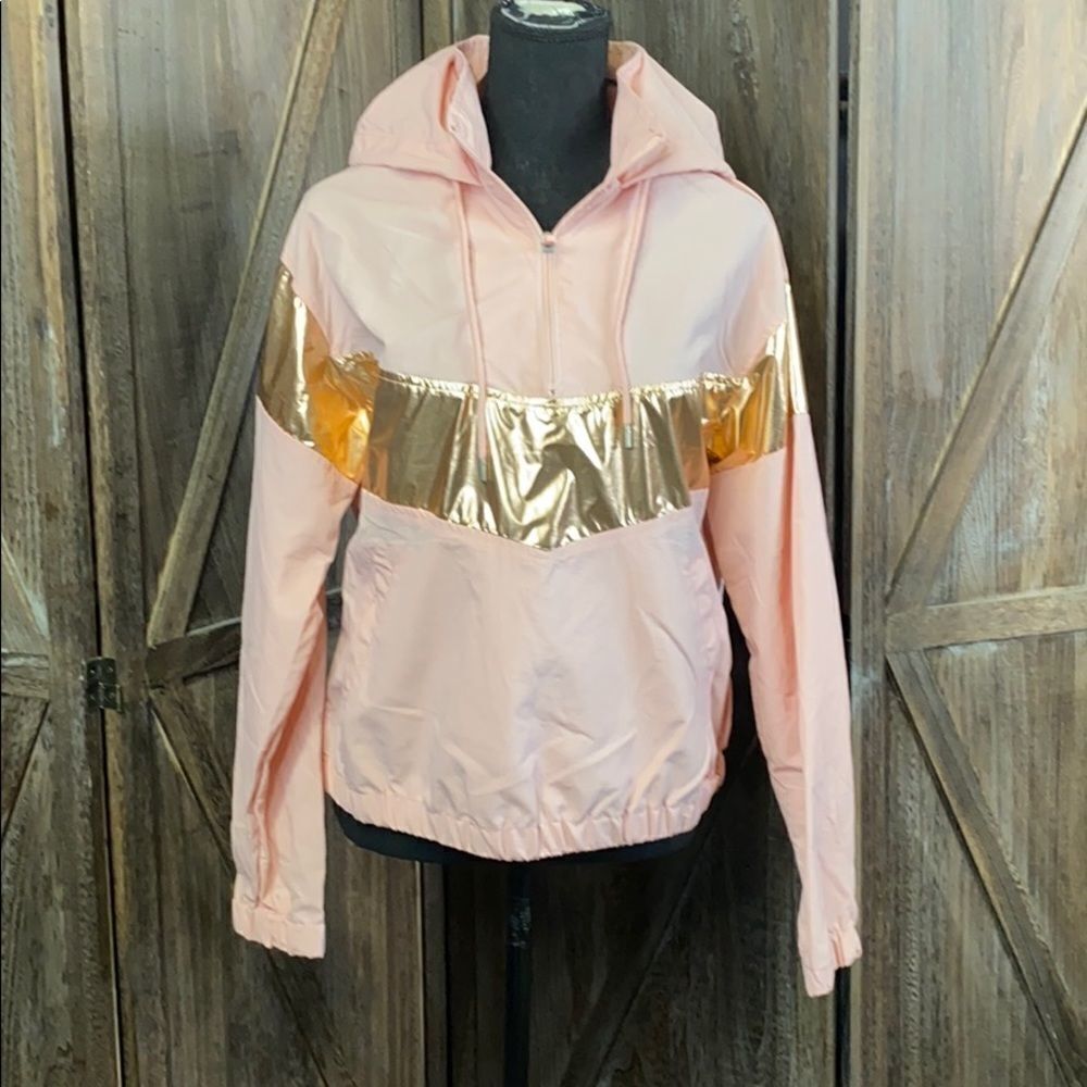 Ashley rose gold hoodie NWT